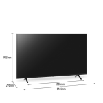 ابعاد تلویزیون پاناسونیک 65LX700