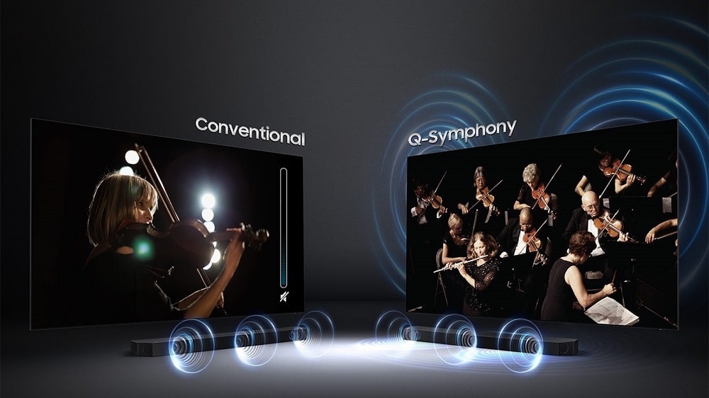 تکنولوژی Q-Symphony 3.0 در تلویزیون سامسونگ