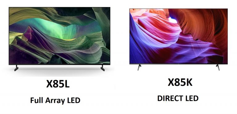 کیفیت تصاویر در تلویزیون های سونی مدل X85L و X85K