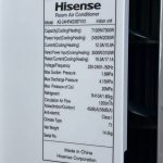 برچسپ کولر گازی هایسنس 24000 بدون اینورتر