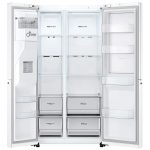 یخچال ساید 30 فوت ال جی سفید مدل GC-J257CAES