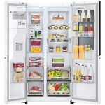 فضای داخلی یخچال ال جی GCX-287TNW