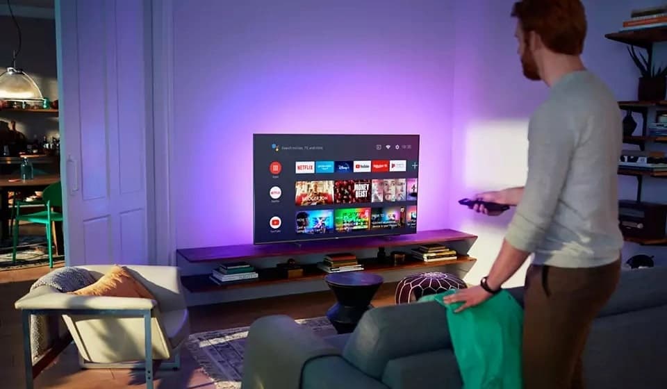 سیستم عامل Android TV در تلویزیون فیلیپس  PUT7374