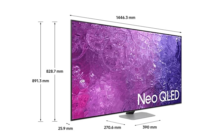 طراحی و ابعاد تلویزیون Neo QLED سامسونگ QN90C