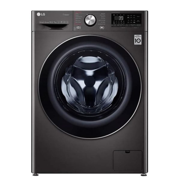 لباسشویی 10.5 کیلو و 7 کیلو خشک کن ال جی مدل WDV9142BRP