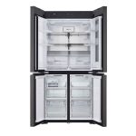 نمای باز شده یخچال ساید اینستاویو ال جی 30 فوت مدل A24