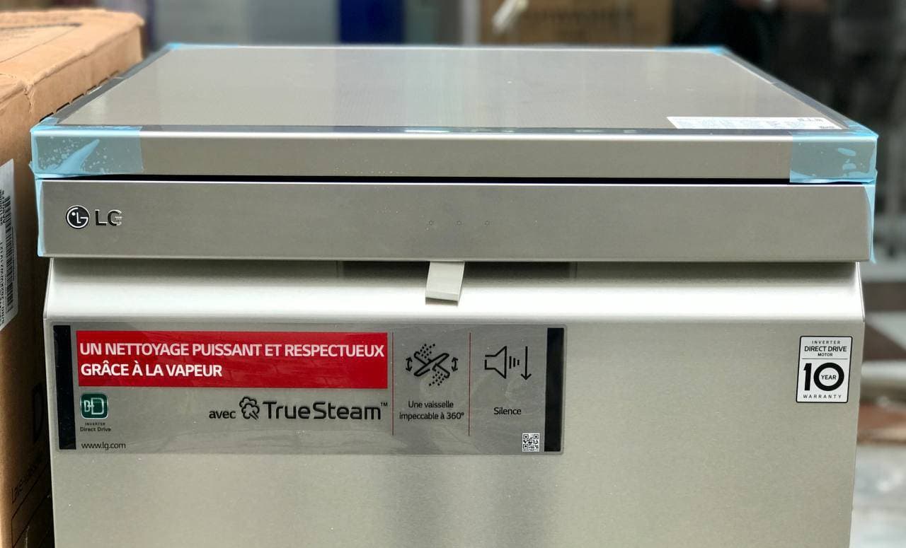 ماشین ظرفشویی 14 نفره ال جی بخارشوردار مدل 335 8 ماشین ظرفشویی ال جی سه طبقه کره ای مدل 335 محصول 2023