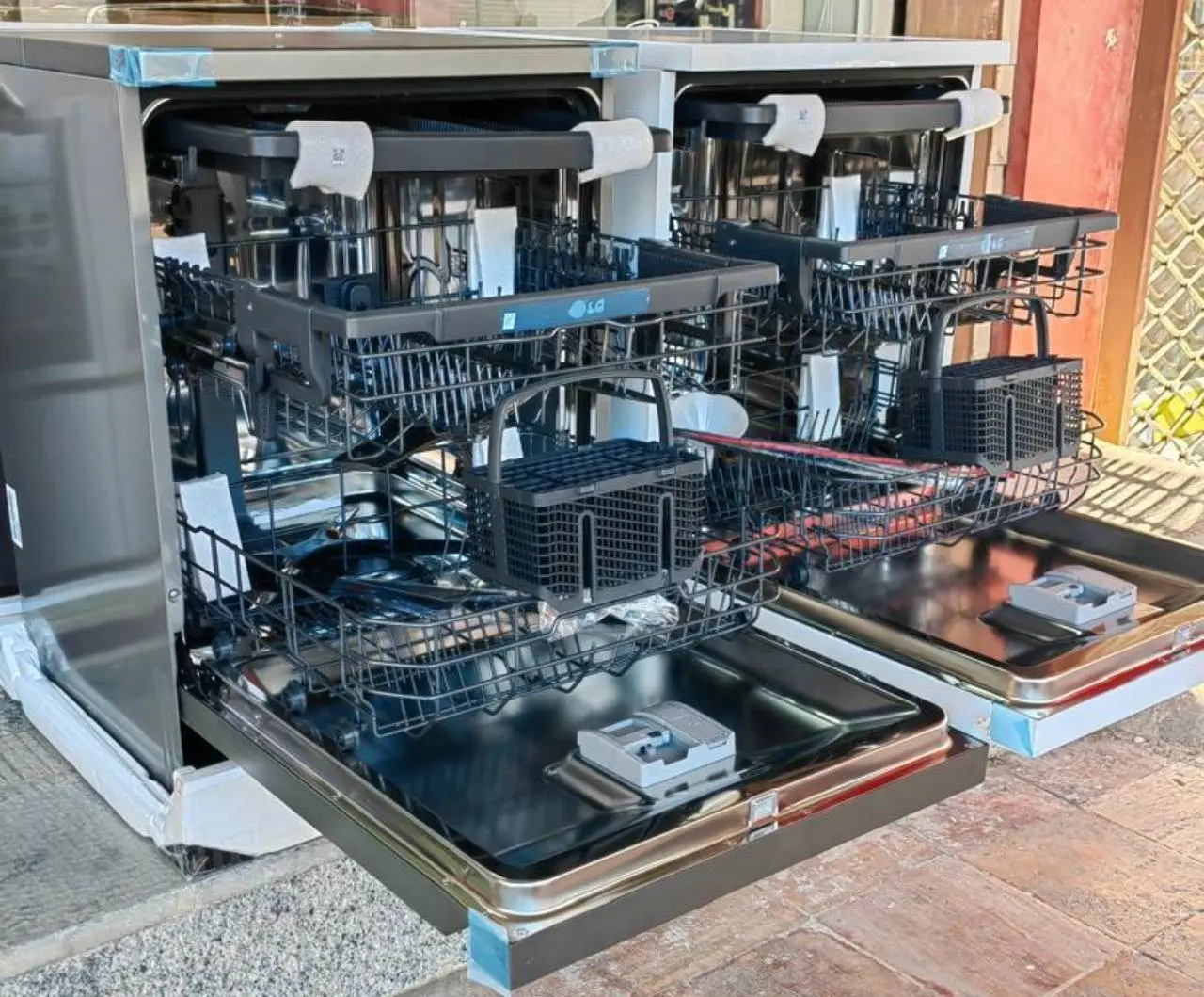 ماشین ظرفشویی ال جی 513 سه طبقه 14 نفره محصول 2024 6 ماشین ظرفشویی 513 ال جی سه طبقه کره ای محصول 2024